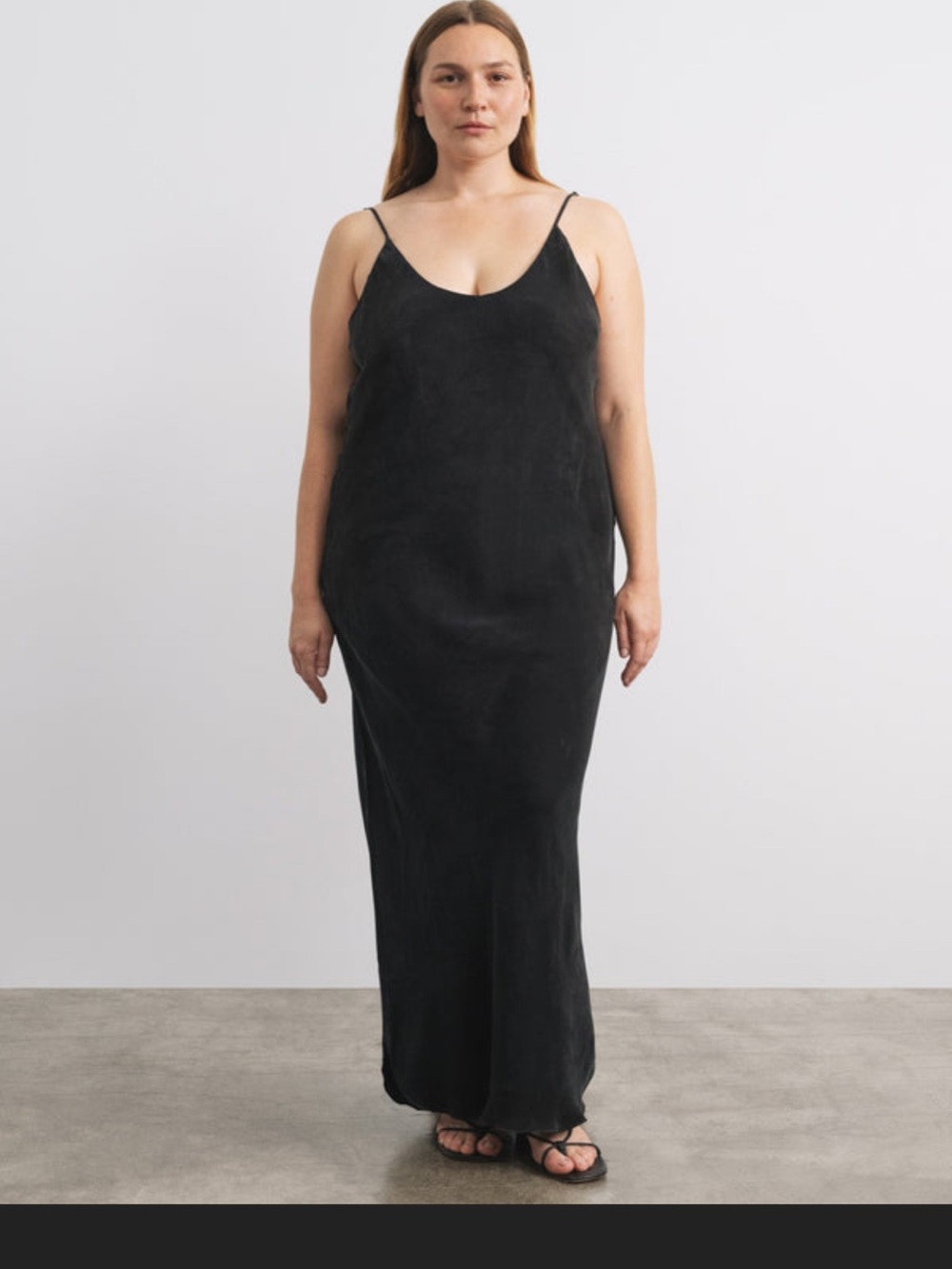 OZMA Navy Anaise Slip Dress - Picture 2 of 5